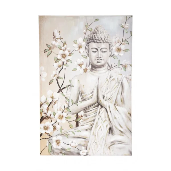 Atmosphera, Createur D’Interieur Atmosphera – Tableau Toile Murale Peinture Bouddha 78 X 118 Cm Vente 1