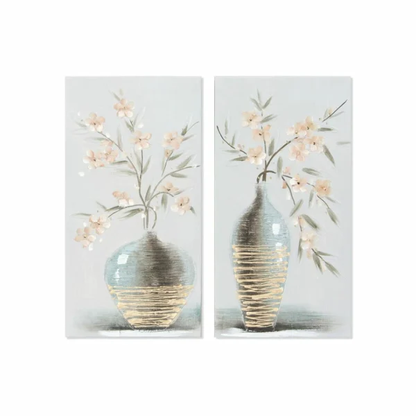 qualité d’originales Cadre DKD Home Decor Vase Oriental (30 X 2,5 X 60 Cm) (2 Unités) 1