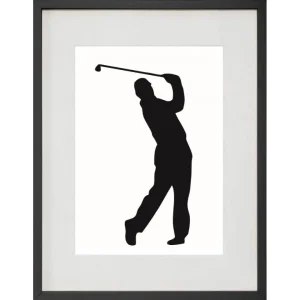 vente à bas prix Shot Cadre Photo “Golf Finish” 30x40cm Avec Passe Partout Tableau Bois Verr… 9