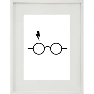 Top ventes Shot Cadre Photo “Harry Potter” 30x40cm Avec Passe Partout Tableau Bois Ver… 9