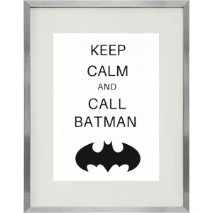 magasin paris Shot Cadre Photo “Keep Calm And Call Batman” 30x40cm Avec Passe Partout Tab… 7