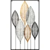 Atmosphera, Createur D’Interieur Déco Murale Métal “Feuilles” 37 X 65 Cm Atmosphera De super promotions disponibles 13