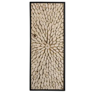 guranteed de qualité MACABANE Décoration Murale Rectangulaire 100x40cm Bois Branches Teck Nature Pa… 8