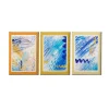 qualité d’originales HOMEMANIA Tableau Sur Toile Mer – Jaune, Bleu, Blanc – 130 X 3 X 60 Cm 14