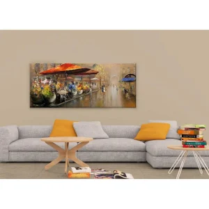 HOMEMANIA Tableau Ville – Art Et Graffiti – Pour Salon, Chambre -Multi… Nouvelle tendance 6