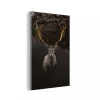 MuchoWow Impression Sur Verre Bois De Cerf En Or Tableau Decoration Murale Salo… vente en ligne 8