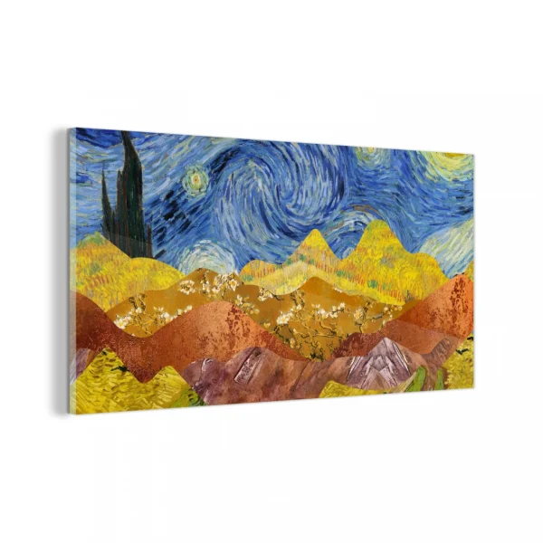 MuchoWow Impression Sur Verre Van Gogh – Art – Collage Tableau Decoration Mural… france en ligne 1