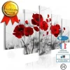 nouvelle saison Marque Generique INN® Tableau Coquelicots Rouge Sur Fond Blanc Toile Peinture Fleurs D… 7