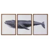 Jeu De 3 Tableaux DKD Home Decor Baleine (150 X 2 X 70 Cm) achetez pas cher 16