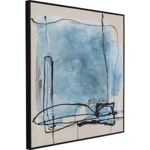 Karedesign Peinture Frame Dust Bleue 100x100cm Kare Design beauté 12