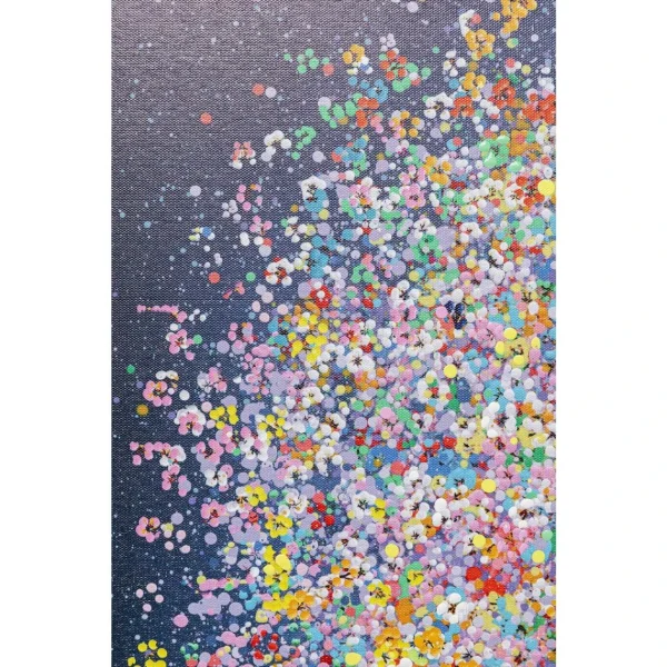 Karedesign Peinture Touched éléphant Fleurs Nuit 120x160cm Kare Design magasin en ligne 5