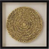 ﻿soldes Karedesign Tableau 3D Chain Circle Doré 60x60cm Kare Design 19