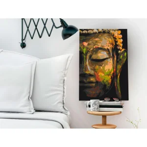 Decoshop26 Tableau à Peindre Soi-même Peinture Par Numéros Motif Bouddha à L’… authentiques 9