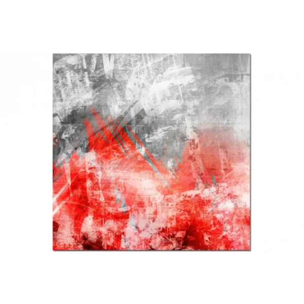 grand choix DECLIKTABLEAU Tableau Abstrait Ton Rouge Phoenix 50X50 Cm 1