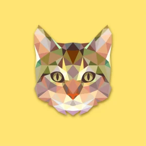 DECLIKTABLEAU Tableau Animaux Chat Jaune 50X50 marques pas cher 9