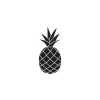 DECLIKTABLEAU Tableau Black Ananas 80×80 ﻿soldes 10