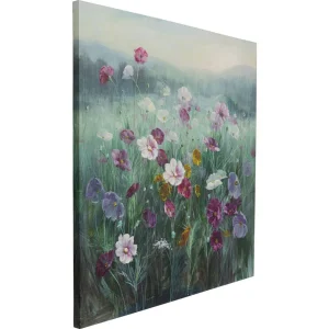 Karedesign Tableau Champ De Fleurs 120x120cm Kare Design boutique pas cher 9