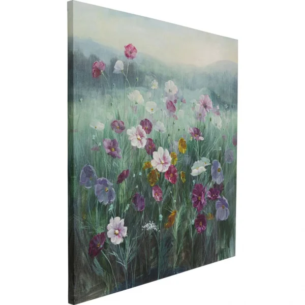 Karedesign Tableau Champ De Fleurs 120x120cm Kare Design Boutique 3