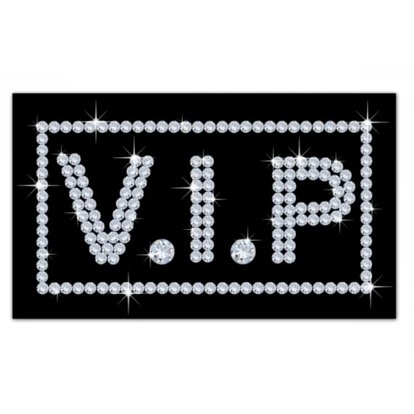 ultratendance DECLIKTABLEAU Tableau Disco Vip Strass L.80 X H.55 Cm 1