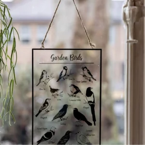 soldes ligne Nature Prints Tableau En Verre Oiseaux Du Jardin. 6