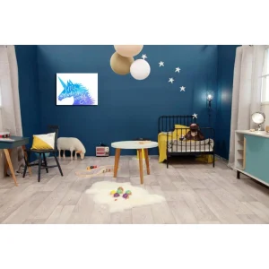 DECLIKTABLEAU Tableau Enfance Licorne Bleue 80×55 à prix d'occasion 9