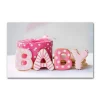 REMISE allant jusqu. DECLIKTABLEAU Tableau Enfant Baby Rose L.80 X H.55 Cm 8