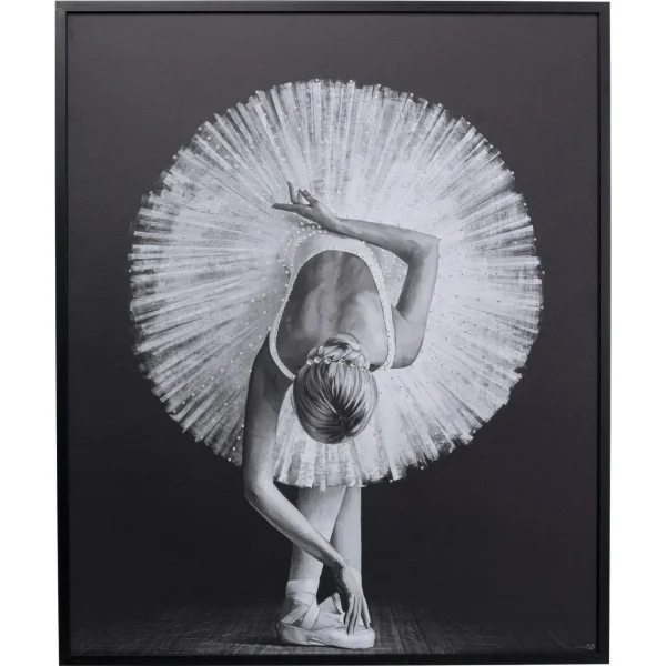 acheter en ligne Karedesign Tableau Frame Danseuse Ballerine Penchée 100x120cm Kare Design 1