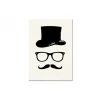 marque pas cher DECLIKTABLEAU Tableau Gentleman Moustache L.55 X H.80 Cm 8