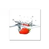 meilleur service DECLIKTABLEAU Tableau Gourmand Fraise Dans L’Eau 50X50 Cm 13