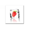 DECLIKTABLEAU Tableau Gourmand Fraise Glacée 50X50 Cm marque pas cher 13