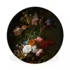 magasin MuchoWow Tableau Imprimé Rond Vase Avec Des Fleurs – Peinture De Rachel Ruysch… 11