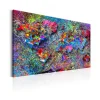 soldes magasin Artgeist Tableau – Map: Inspiration De Jackson Pollock 90×60 17