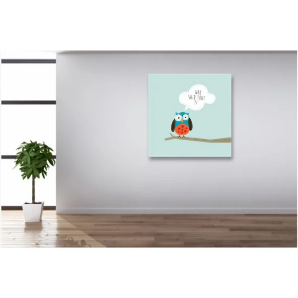 exclusivement disponibles DECLIKTABLEAU Tableau Oiseau Bulle Who Said That 60X60 1