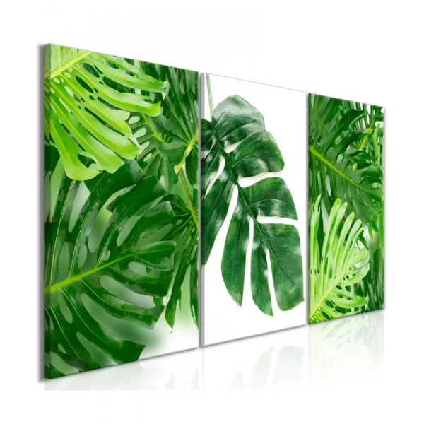 Artgeist Tableau – Palm Leaves (3 Parts) 120×60 jusqu'à 1