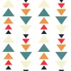 DECLIKTABLEAU Tableau Pattern Triangles Colorés 50×50 en ligne 5