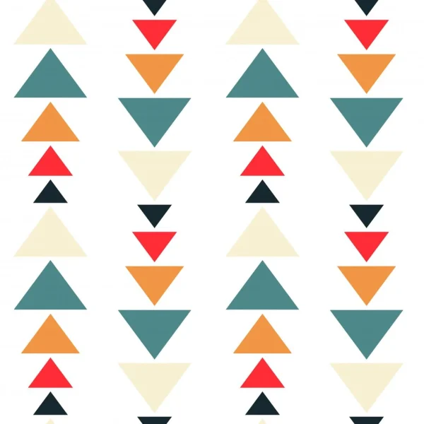 boutiqued pas cher DECLIKTABLEAU Tableau Pattern Triangles Colorés 60×60 1