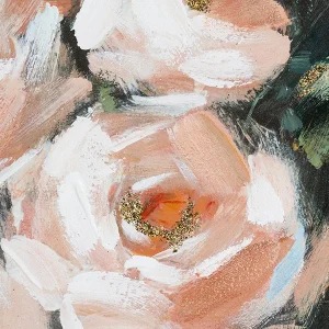 Totalcadeau Tableau Peinture à L’huile Roses Bois De Pin (80 X 4 X 100 Cm) … pas cher marque 7