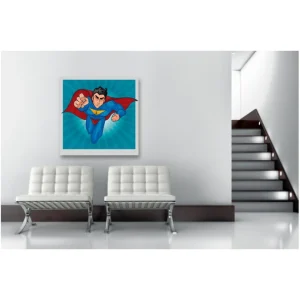 DECLIKTABLEAU Tableau Pop Art Heros Superman 50X50 garantie de qualité 6