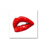 boutique paris DECLIKTABLEAU Tableau Pop Bouche Rouge Lady 60X60 Cm 19