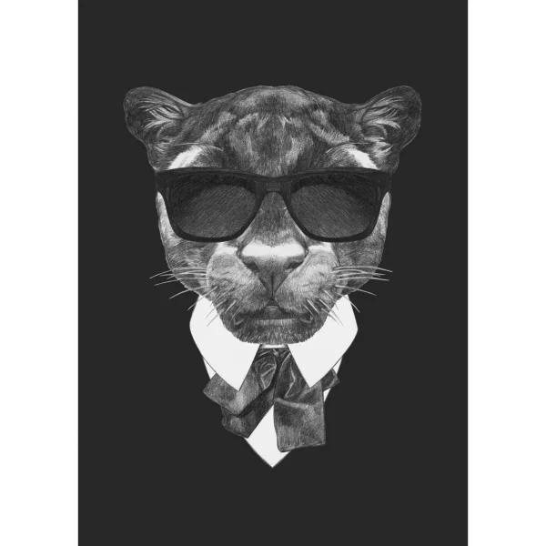 achat pas cher DECLIKTABLEAU Tableau Puma Cool Portraits L.55 X H.80 Cm 1