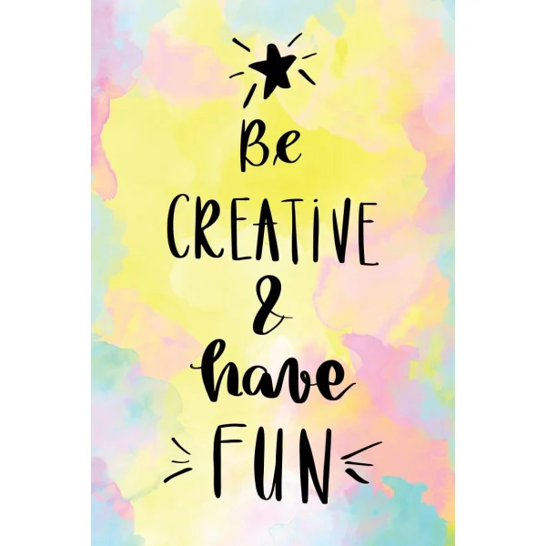 mode pas chere DECLIKTABLEAU Tableau Quotes Be Creative 55×80 1