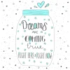 fashioniable DECLIKTABLEAU Tableau Quotes Dreams Come True 50×50 19