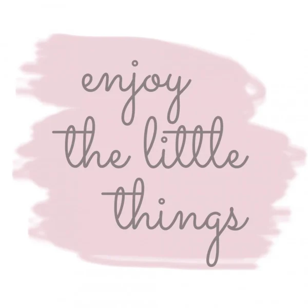 DECLIKTABLEAU Tableau Quotes Enjoy The Little Things 60×60 vente pas cher 1