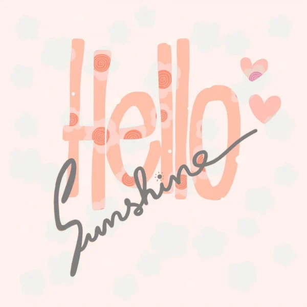 solde en ligne DECLIKTABLEAU Tableau Quotes Hello Sunshine 60×60 1