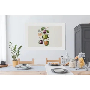 MuchoWow Tableau Sur Toile Aliments – Fruits – Pêche Decoration Murale 140×90 … à prix très bas 13