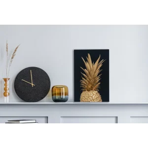 soldes en ligne MuchoWow Tableau Sur Toile Ananas – Fruit – Or Decoration Murale 20×30 Cm 9