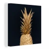 MuchoWow Tableau Sur Toile Ananas – Or – Peinture Decoration Murale 50×50 Cm soldes pas cher 17