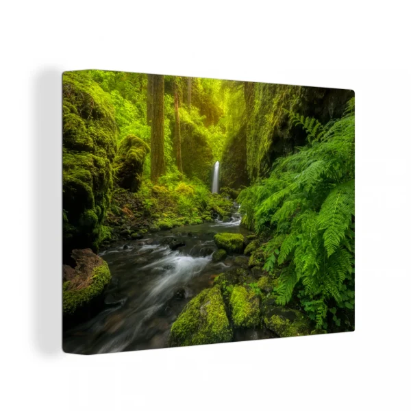 MuchoWow Tableau Sur Toile Belle Image De La Jungle Decoration Murale 120×90 Cm soldes pas cher 1