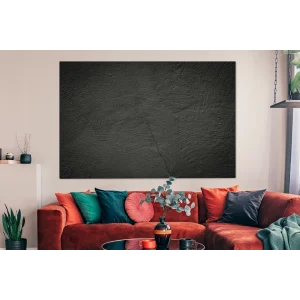 MuchoWow Tableau Sur Toile Béton – Noir Decoration Murale 150×100 Cm meilleur service 9