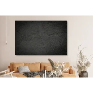 MuchoWow Tableau Sur Toile Béton – Noir Decoration Murale 150×100 Cm meilleur service 11